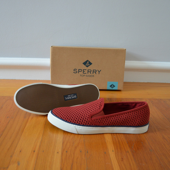 🆕 SPERRY TOP-SIDER Perforated Slip On Shoes - Picture 5 of 8